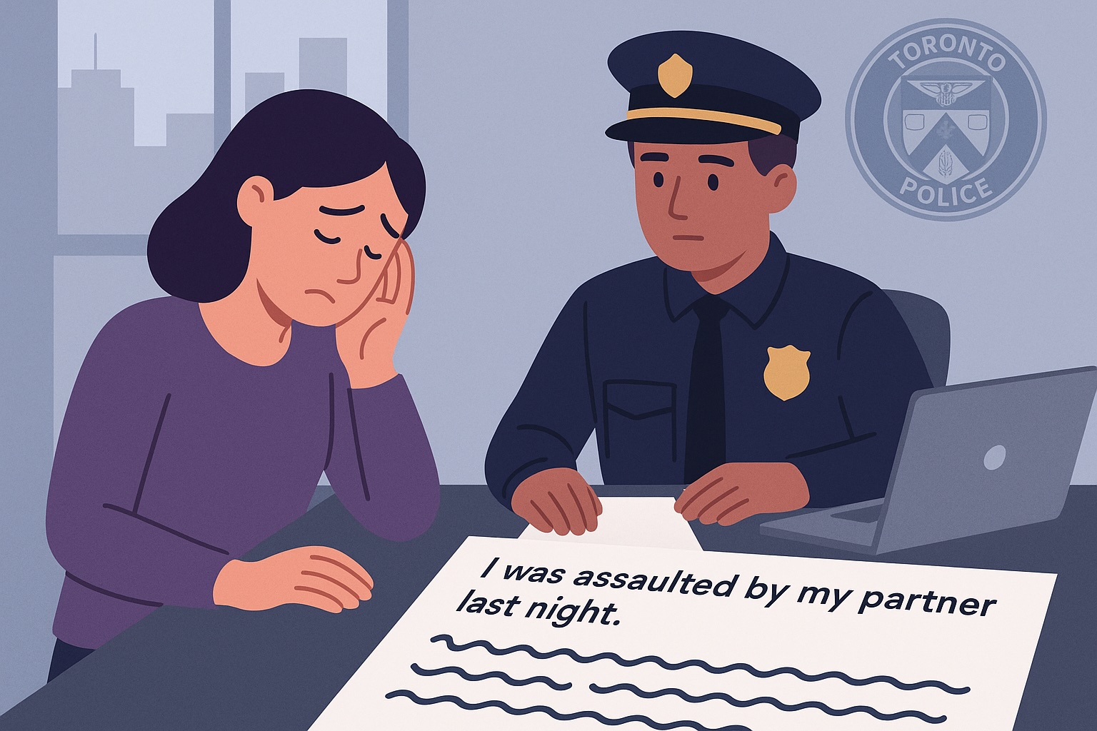How to File a Police Report for Domestic Violence in Toronto—With Sample Statement