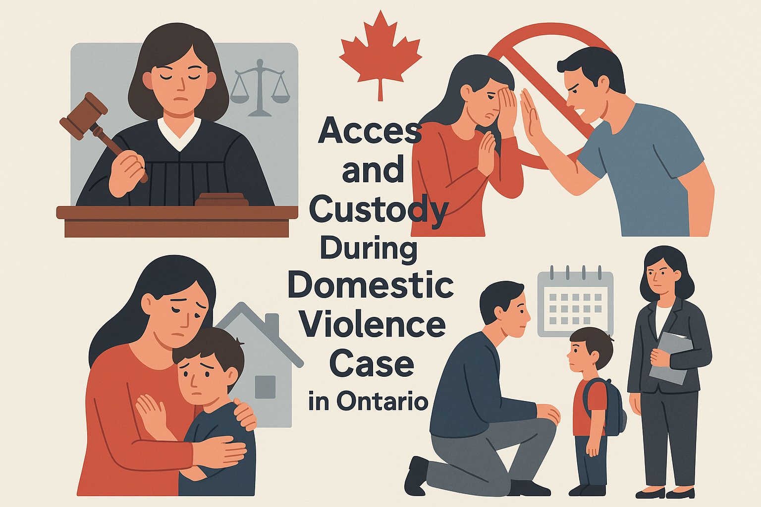 Access and Custody During a Domestic Violence Case in Ontario