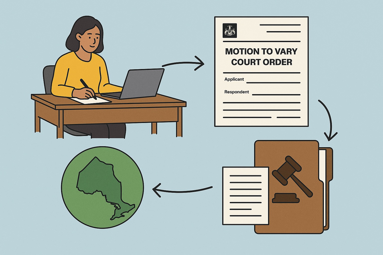 How to File a Motion to Vary a Court Order in Ontario (Form 8B)