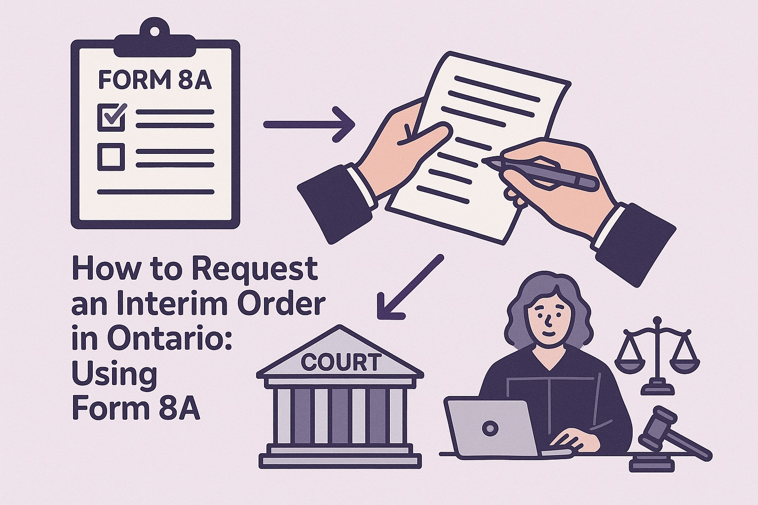How to Request an Interim Order in Ontario: Using Form 8A