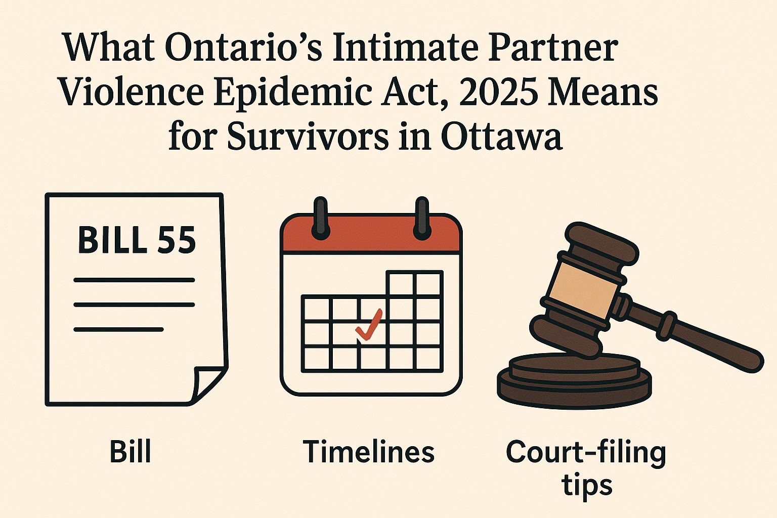 A Beacon of Hope: What Ontario’s Intimate Partner Violence Epidemic Act, 2025 Means for Survivors in Ottawa