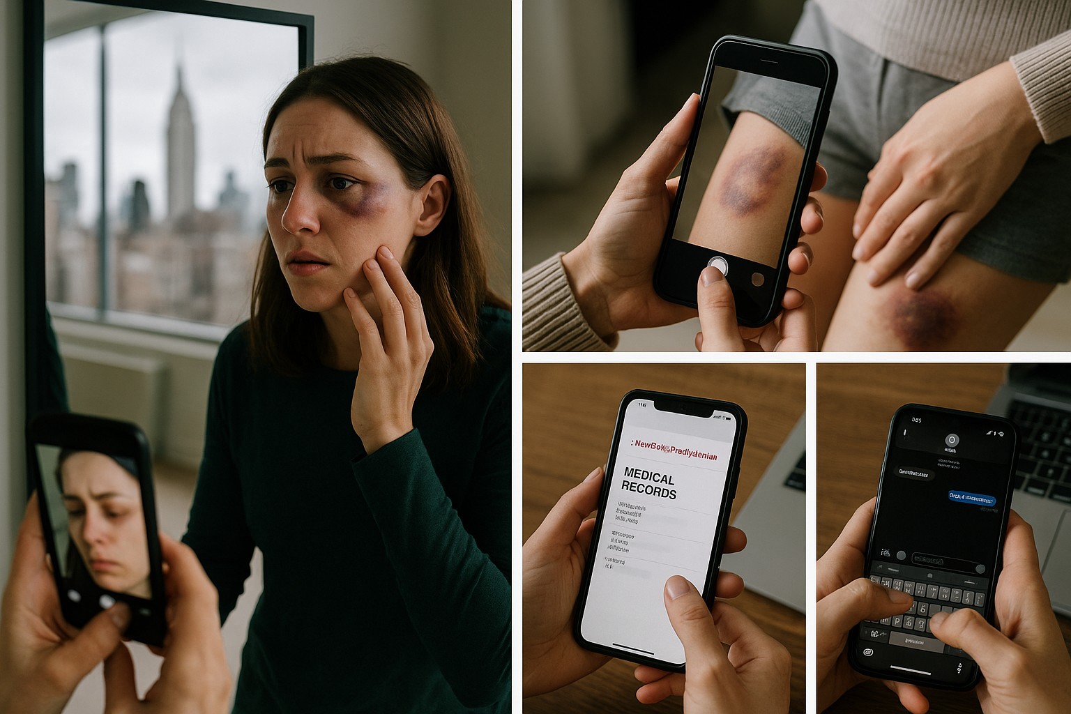 Court-Ready Evidence in NYC: Photographing Injuries, Downloading NYP Medical Records & Preserving Texts