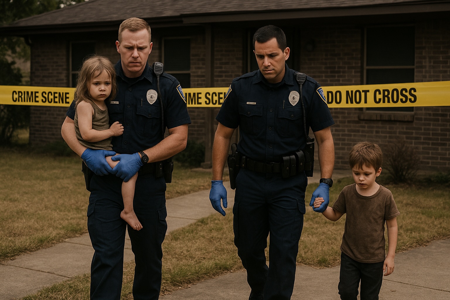 "Hungry and Thirsty" Toddlers Lead Police to Apparent Murder-Suicide Scene in Heartbreaking Discovery