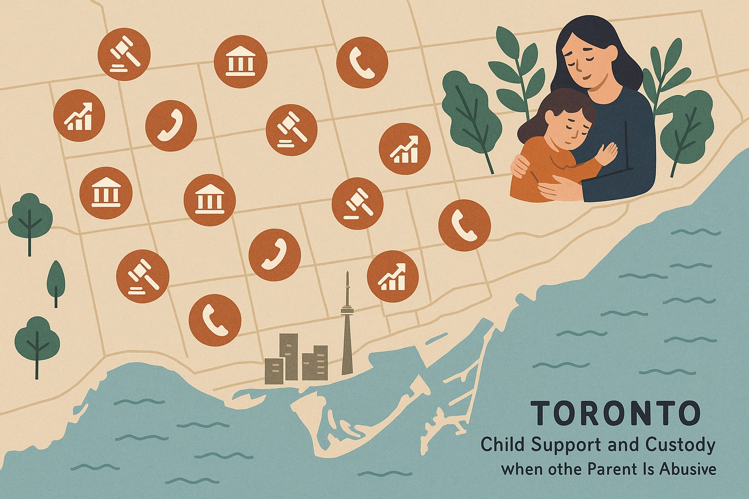 Child Support & Custody When the Other Parent Is Abusive: Toronto Resource Map