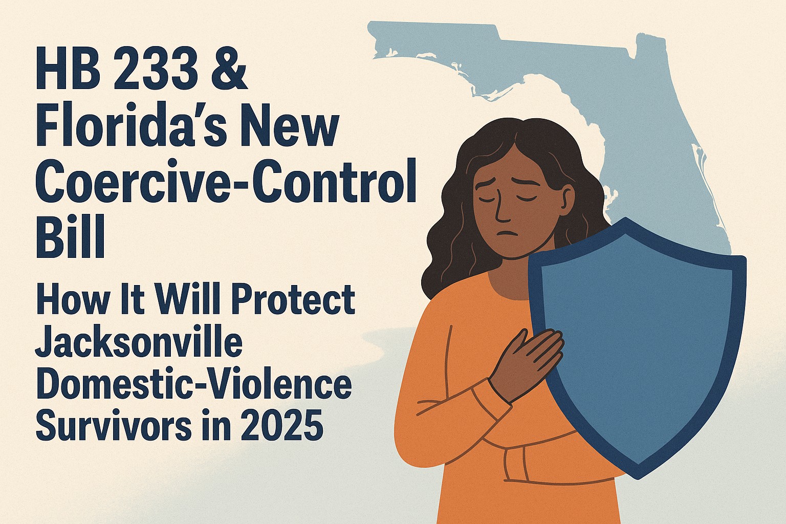 HB 233 & Florida’s New Coercive-Control Bill: How It Will Protect Jacksonville Domestic-Violence Survivors in 2025