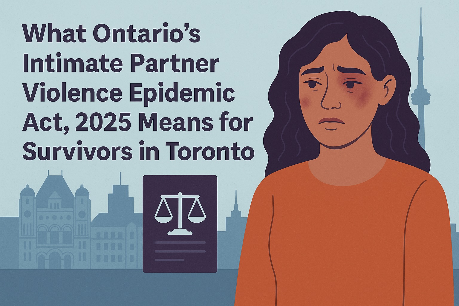 What Ontario’s Intimate Partner Violence Epidemic Act, 2025 Means for Survivors in Toronto