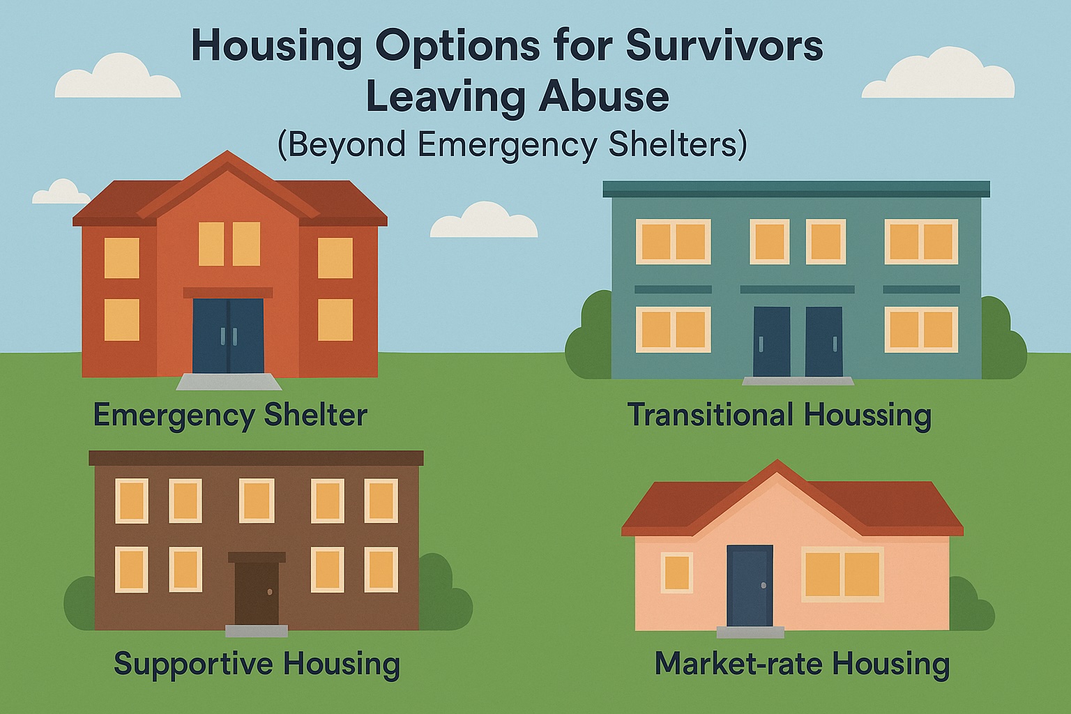 Housing Options for Survivors Leaving Abuse (Beyond Emergency Shelters)
