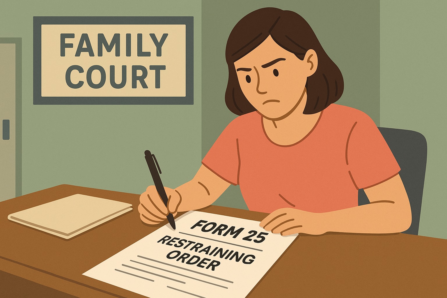 A Guide to Form 25: Drafting Your Restraining Order in Ontario Family Court