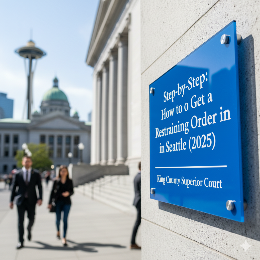 Step-by-Step: How to Get a Restraining Order in Seattle (2025)