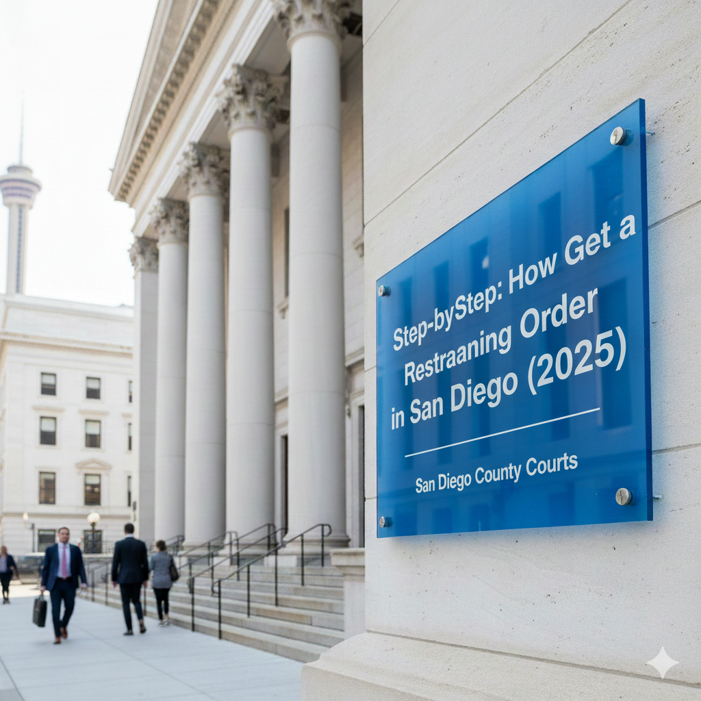 Step-by-Step: How to Get a Restraining Order in San Diego (2025)
