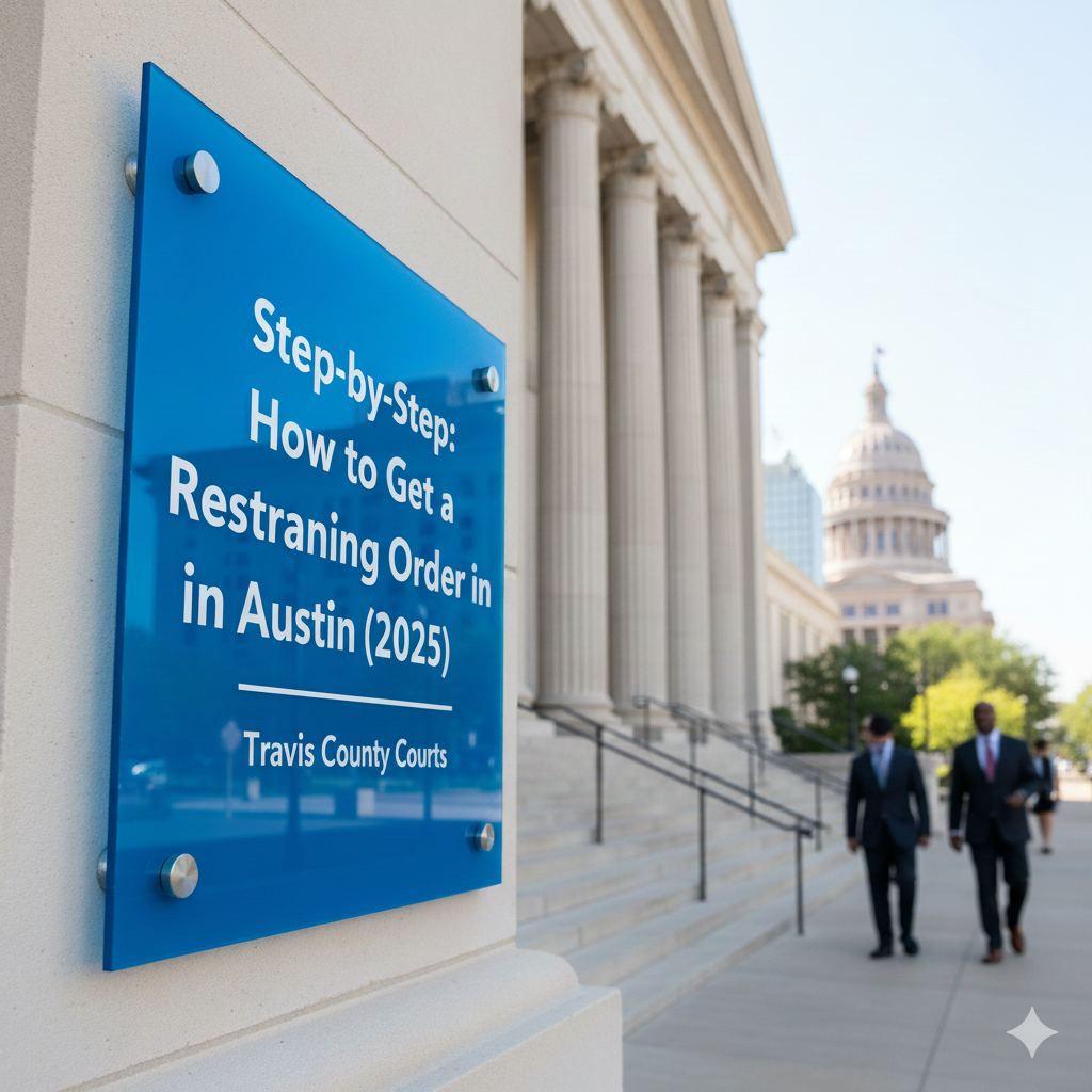Step-by-Step: How to Get a Restraining Order in Austin (2025)
