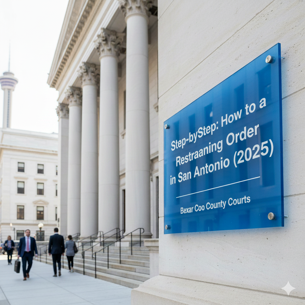 Step-by-Step: How to Get a Restraining Order in San Antonio (2025)