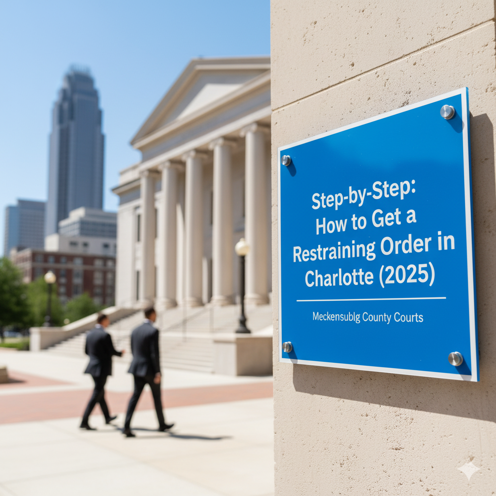 Step-by-Step: How to Get a Restraining Order in Charlotte (2025)