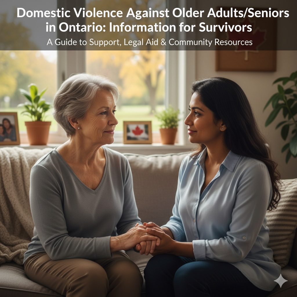 Domestic Violence Against Older Adults/Seniors in Ontario: Information for Survivors
